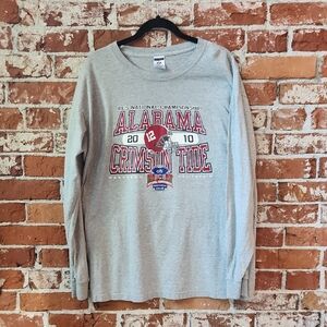 Alabama Crimson Tide Men's Long Sleeve Tee - Gray